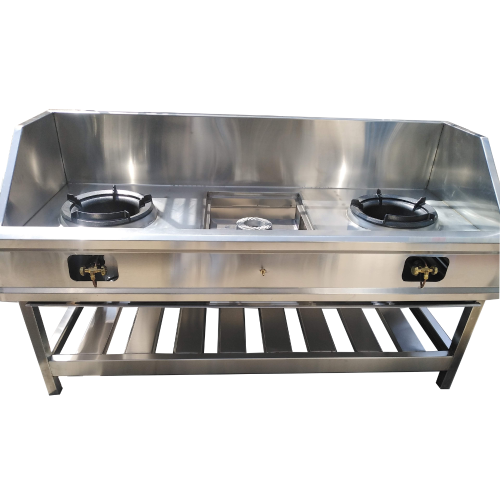 COCINA CHIFERA 2 WOK + HORNILLA