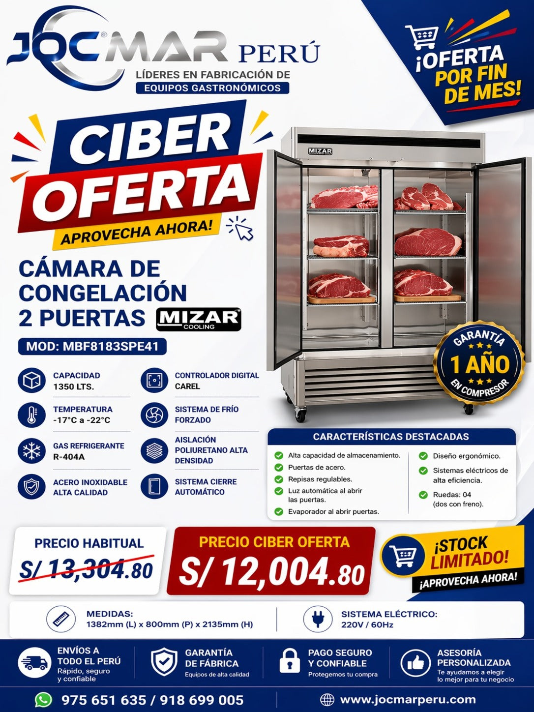 CÁMARA DE CONGELACIÓN MIZAR