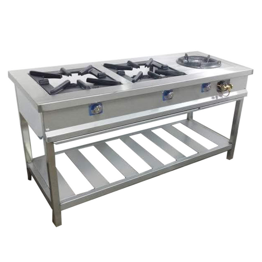 COCINA CHIFERA 1 WOK + 2 HORNILLAS