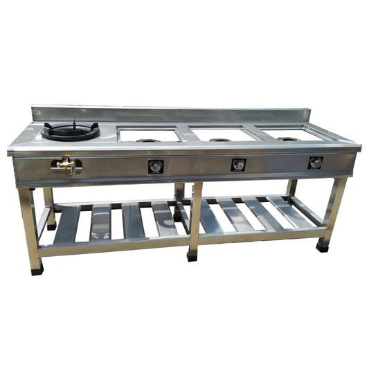 COCINA CHIFERA 1 WOK + 3 HORNILLAS