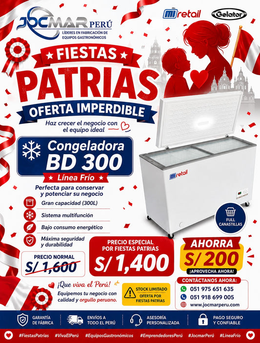 CONGELADORA BD 300