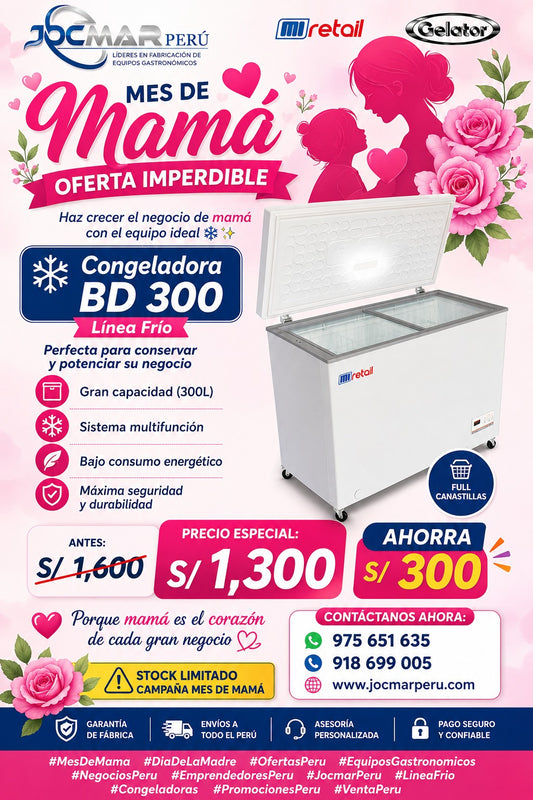 CONGELADORA BD 300