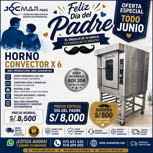 HORNO CONVECTOR X 6