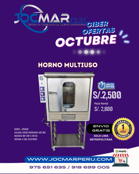 HORNO MULTIUSO AISI 304