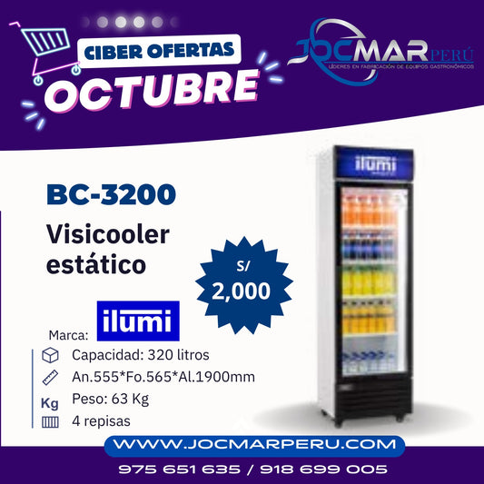 VISICOOLER ESTATICO ILUMI BC-3200