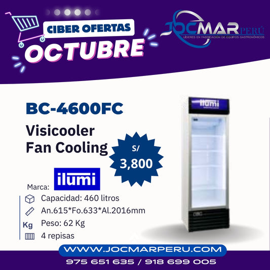 VISICOOLERS FAN COOLING ILUMI BC-4600FC