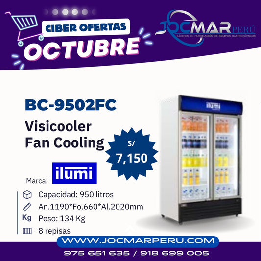 VISICOOLERS FAN COOLING ILUMI BC-9502FC