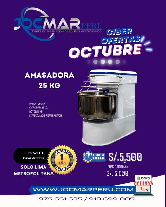 AMASADORA 25 KG
