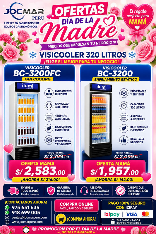 VISICOOLER BC-3200FC (FAN COOLING)
