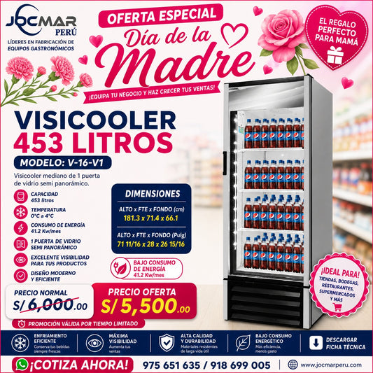 VISICOOLER 453 LITROS MODELO V-16-V1